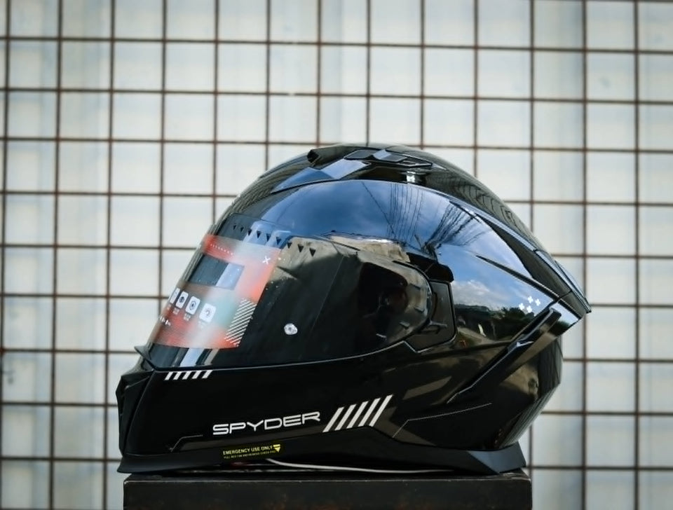 SPYDER ARMADA PD 3401-B S BLACK/GRAY V2 FULLFACE WITH FREE CLEAR LENS