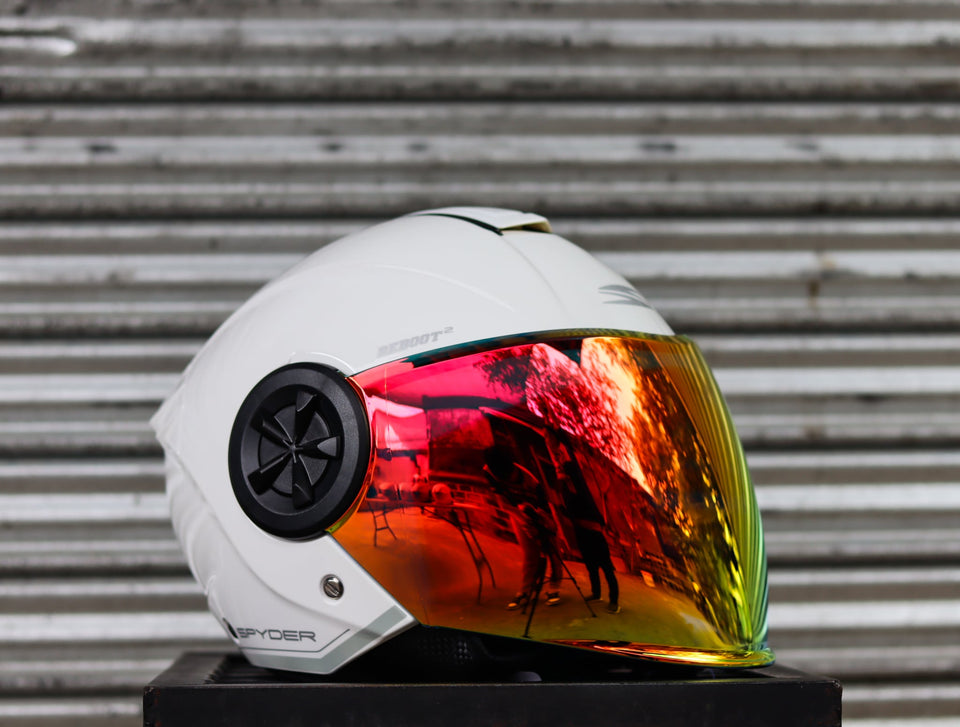 SPYDER REBOOT2 1501 FR ARTIC WHITE SILVER SO V2 DUAL VISOR WITH FREE CLEAR LENS