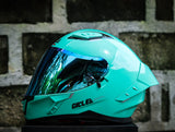GILLE A118-2 ADIRA LAKE GREEN REVO LAKE BLUE LENS DUAL VISOR WITH FREE CLEAR LENS