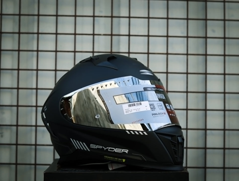 SPYDER ARMADA PD 3401M-B SS MATTE BLACK/GRAY V2 FULLFACE WITH FREE CLEAR LENS