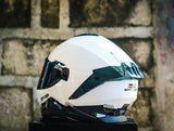 SPYDER SIGMA 1301-S_S ARTIC WHITE BLACK SO V2 FULLFACE WITH FREE CLEAR LENS