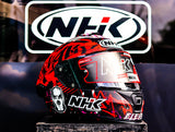 NHK K5R DAVID GONZALES BLACK RED MATTE