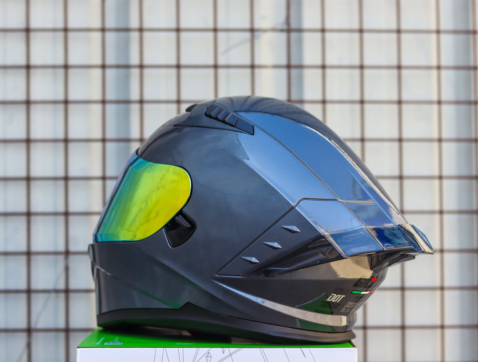 GILLE 843 CIRCUIT GRAY REVO GOLD (DUAL VISOR)