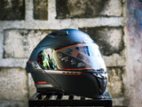 ZEBRA A119 CORRIDA MATTE BLACK MODULAR WITH FREE CLEAR LENS