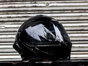 SPYDER NEO ICON PD 3001 S GLOSS BLACK DUAL VISOR WITH FREE CLEAR LENS