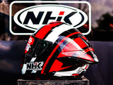 NHK K5R KEVIN OGRIS BLACK RED GLOSSY