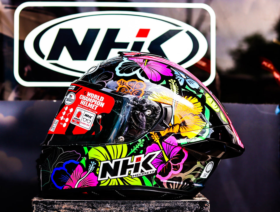 NHK K5R DAMOK BLACK RED GLOSSY