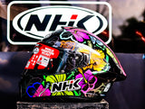 NHK K5R DAMOK BLACK RED GLOSSY