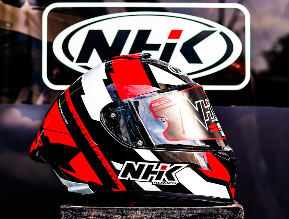 NHK K5R KEVIN OGRIS BLACK RED GLOSSY