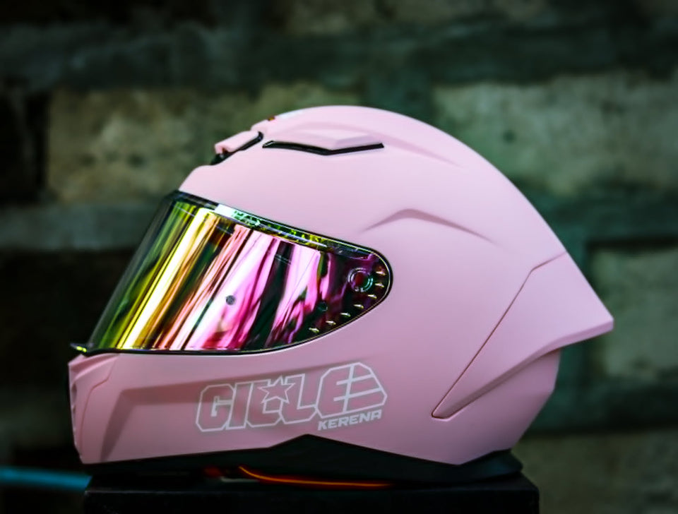 GILLE FF007 KERENA MATTE PINK (DUAL VISOR (Copy)