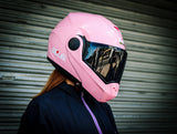 GILLE ILM-Z501 VERTIX PLAIN PINK (DUAL VISOR)