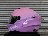ZEBRA 2023 PARADIGM REVO VISOR TWO TONE MATTE PURPLE PINK FREE CLEAR LENS