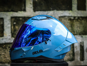 GILLE A118-2 ADIRA BLUE REVO BLUE LENS DUAL VISOR WITH FREE CLEAR LENS