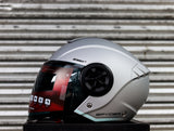 SPYDER REBOOT 2 P 5801M S MATTE SILVER TURQUISE SO V2 DUAL VISOR WITH FREE CLEAR LENS