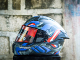 SPYDER ASTRA GD 3711M-B S MATTE BLACK BLUE S1 MODULAR WITH FREE CLEAR LENS