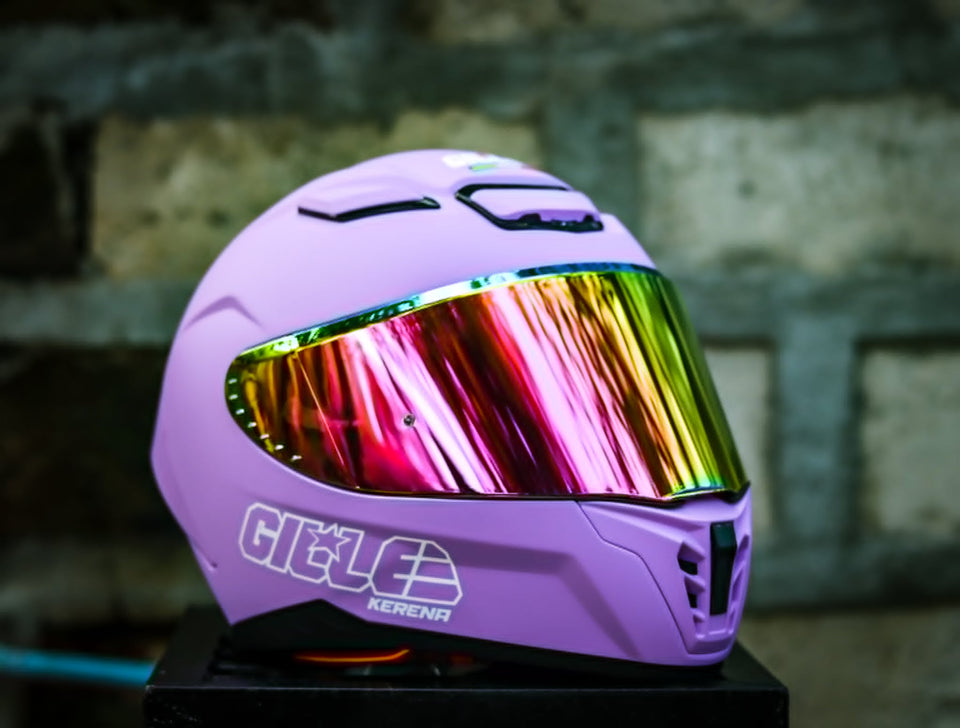 GILLE FF007 KERENA MATTE PURPLE (DUAL VISOR)