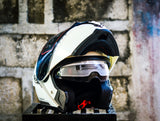 ZEBRA A119 CORRIDA WHITE MODULAR WITH FREE CLEAR LENS