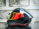 SPYDER FLYN P 3601 FR BLACK RED S0 V2 FULLFACE WITH FREE CLEAR LENS