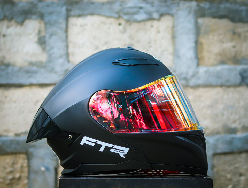 FTR N85 BLACK MATTE MODULAR WITH FREE CLEAR LENS!