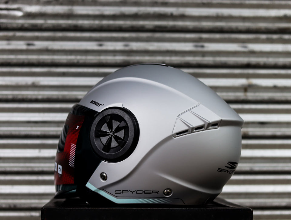 SPYDER REBOOT 2 P 5801M S MATTE SILVER TURQUISE SO V2 DUAL VISOR WITH FREE CLEAR LENS