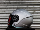 SPYDER REBOOT 2 P 5801M S MATTE SILVER TURQUISE SO V2 DUAL VISOR WITH FREE CLEAR LENS