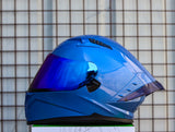 GILLE 843 CIRCUIT BLUE REVO BLUE (DUAL VISOR)