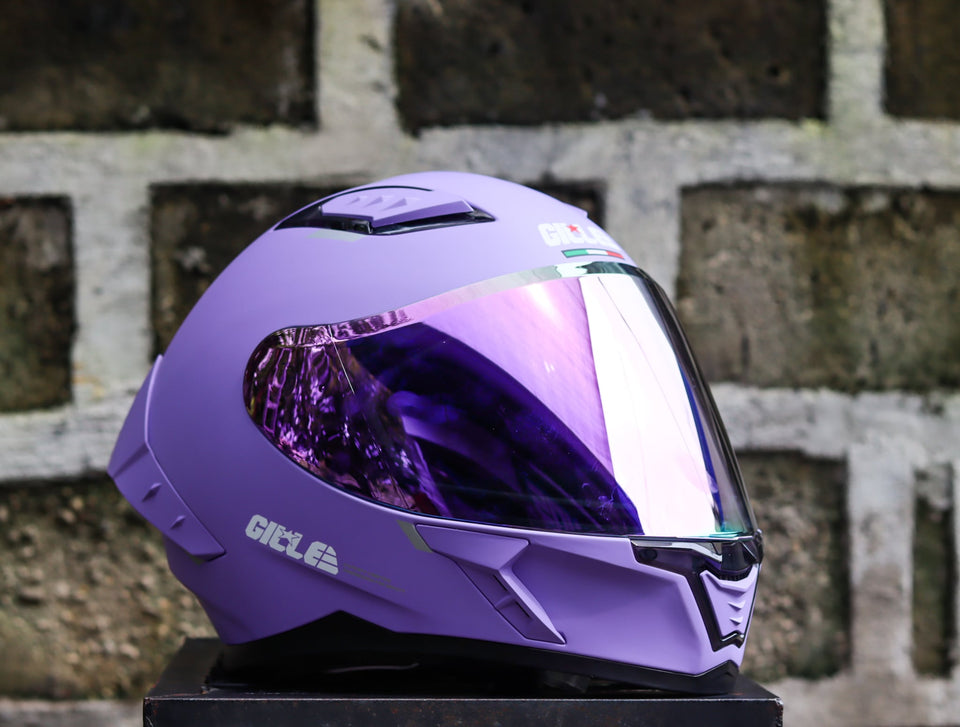 GILLE A118-2 ADIRA MATTE VIOLET REVO PURPLE LENS DUAL VISOR WITH FREE CLEAR LENS