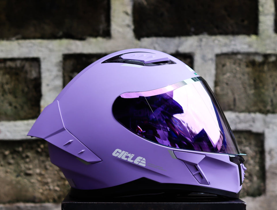 GILLE A118-2 ADIRA MATTE VIOLET REVO PURPLE LENS DUAL VISOR WITH FREE CLEAR LENS