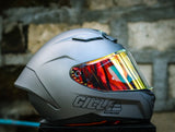 GILLE FF007 KERENA MATTE GREY (DUAL VISOR)