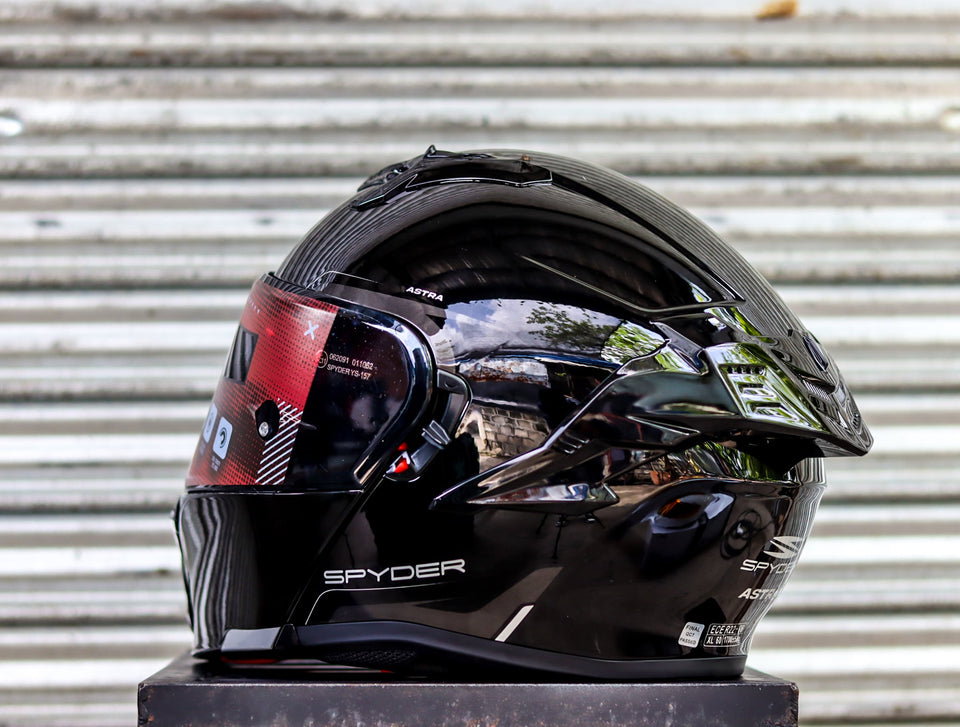 SPYDER ASTRA PD 3401-B S BLACK GRAY SO V2 MODULAR DUAL VISOR WITH FREE CLEAR LENS