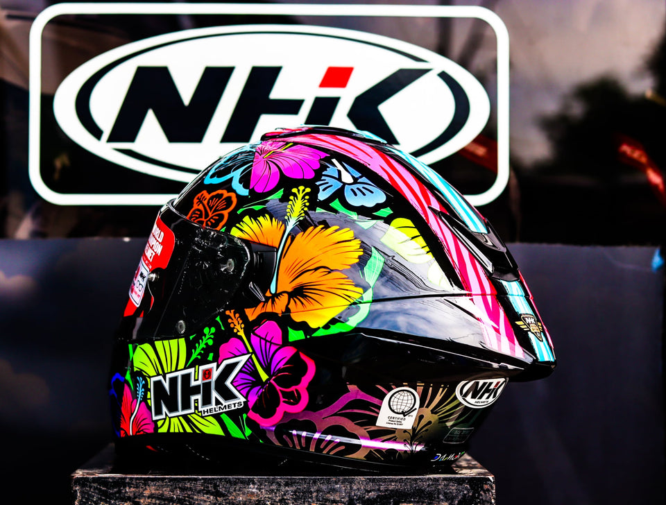 NHK K5R DAMOK BLACK RED GLOSSY