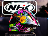 NHK K5R DAMOK BLACK RED GLOSSY