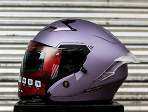 SPYDER FUEL PD 9PF1M S MATTE F PURPLE BLACK SO V2 DUAL VISOR WITH FREE CLEAR LENS