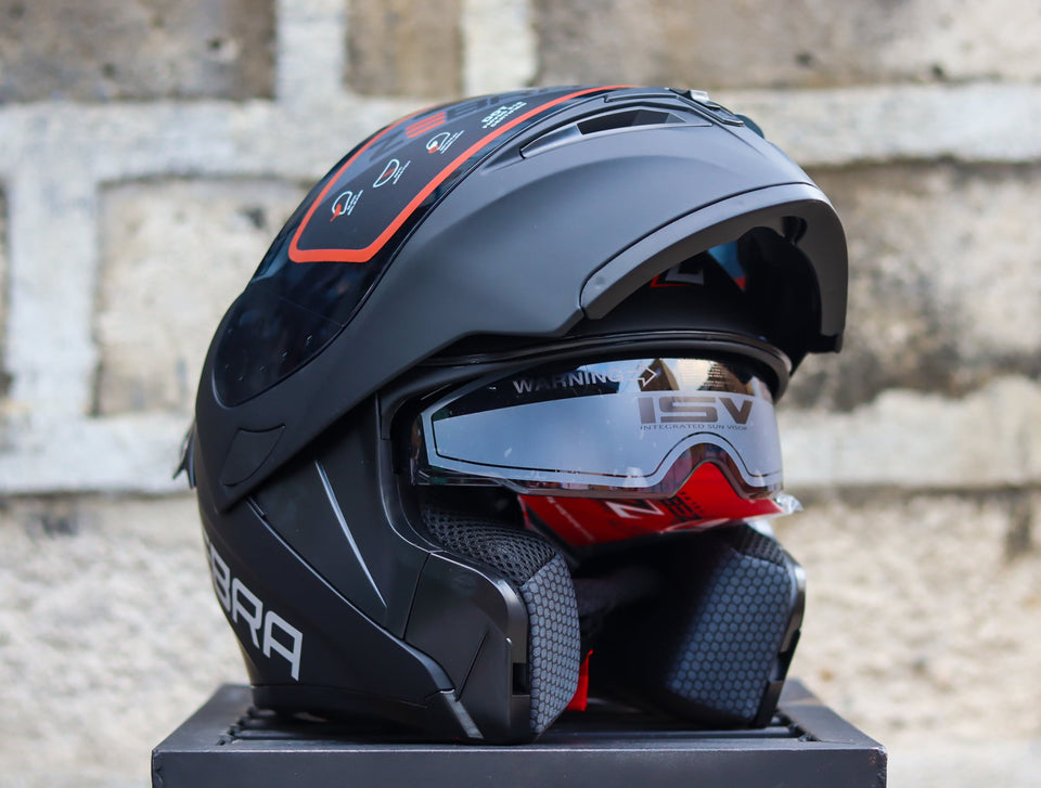 ZEBRA YM 627 MATTE BLACK MODULAR WITH FREE CLEAR LENS