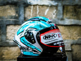 NHK N1 MAX ARCHIE WHITE PINK TOSCA GLOSSY HALF FACE