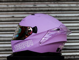 ZEBRA 2023 PARADIGM PLAIN REVO VISOR MATTE PURPLE FREE CLEAR LENS