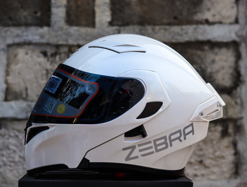ZEBRA YM 627 WHITE MODULAR WITH FREE CLEAR LENS