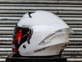 SPYDER FUEL PD 1501 SS ARTIC WHITE SILVER SO V2 DUAL VISOR WITH FREE CLEAR LENS