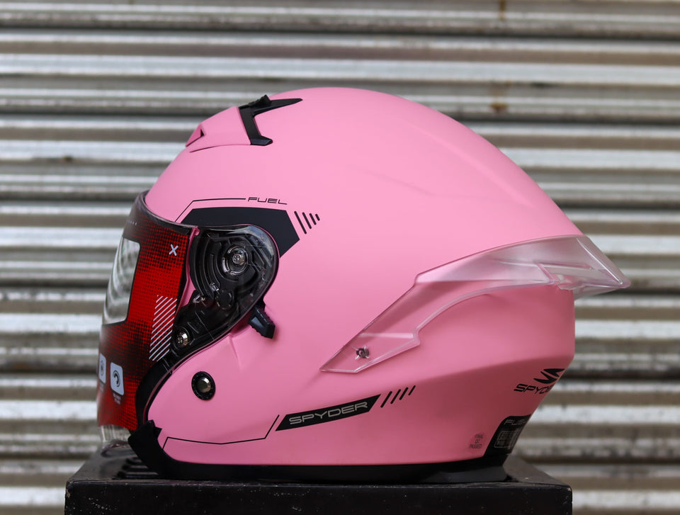 SPYDER FUEL PD 9301M FP MATTE NUDE PINK BLACK SO V2 DUAL VISOR WITH FREE CLEAR LENS
