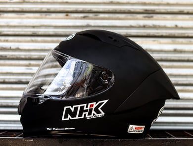 NHK GP R-TECH SOLID BLACK DOFT SINGLE VISOR