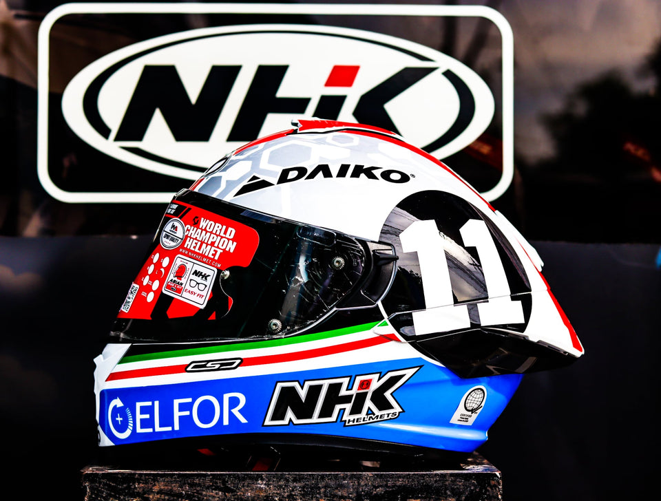 NHK K5R MATTEO FERRARI #2 WHITE GLOSSY
