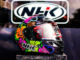 NHK K5R DAMOK BLACK RED GLOSSY
