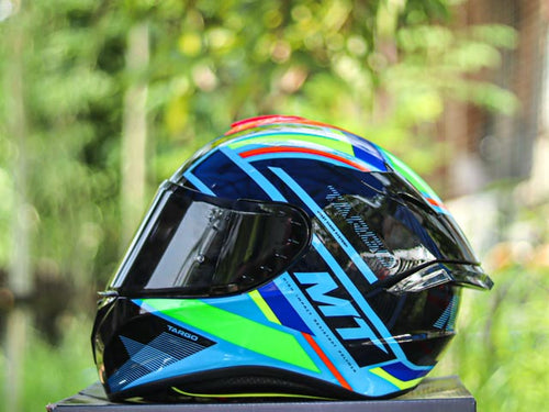 MT Stinger Hole Helmets – Glossy Blue Speedoz Limited