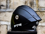 FTR N95 MATTE BLACK DUAL VISOR