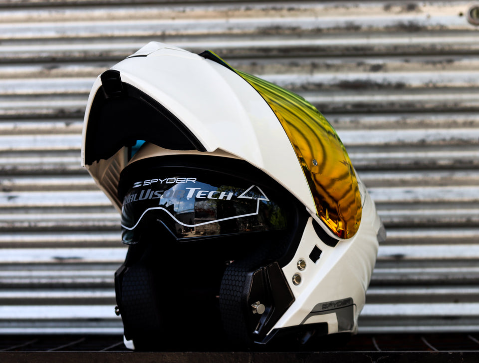 SPYDER FORCE+ PD 1001 FR ARTIC WHITE V2 MODULAR WITH FREE CLEAR LENS