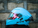 FTR N85 BLUE GLOSSY MODULAR WITH FREE CLEAR LENS!
