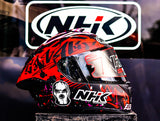 NHK K5R DAVID GONZALES BLACK RED MATTE
