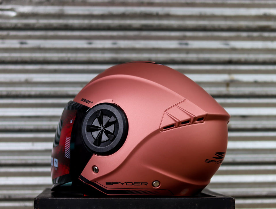 SPYDER REBOOT 2 P 9301M S MATTE ROSE GOLD BLACK SO V2 DUAL VISOR WITH FREE CLEAR LENS