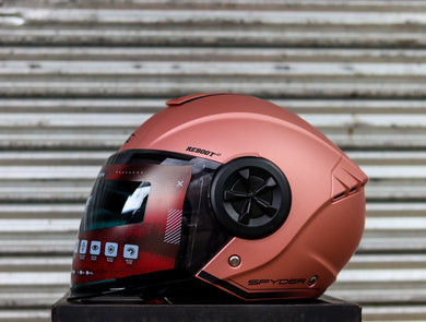 SPYDER REBOOT 2 P 9301M S MATTE ROSE GOLD BLACK SO V2 DUAL VISOR WITH FREE CLEAR LENS