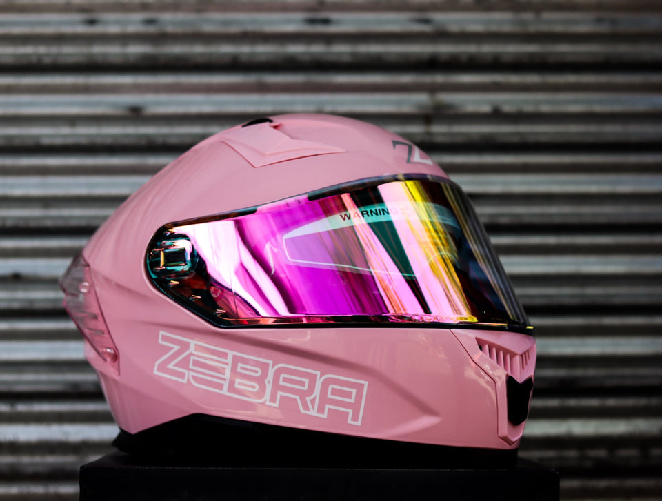 ZEBRA 2023 PARADIGM PLAIN REVO VISOR LIGHT PINK FREE CLEAR LENS